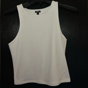 Express White Body Contour Tank